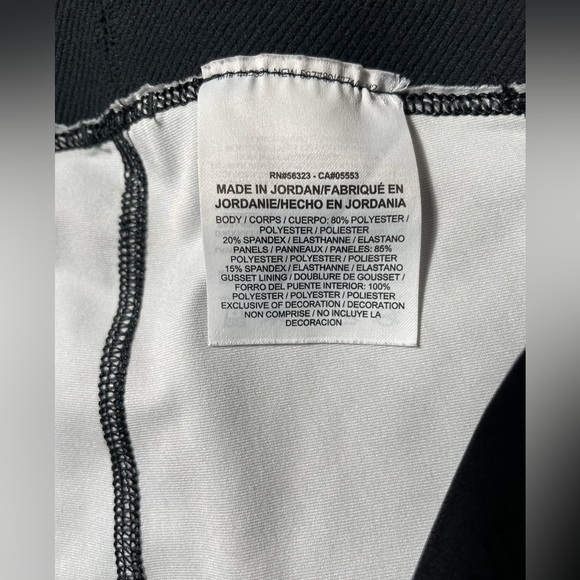 Nike Pro Hypercool Leggings Womens Medium Mesh Panels Gray Athletic running Gym - Picture 7 of 8